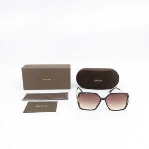 Tom Ford TF1039 Joanna Rectangular Sunglasses Brown OS 
SOLD OUT IN STORES